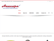 Tablet Screenshot of anacapaindustries.com